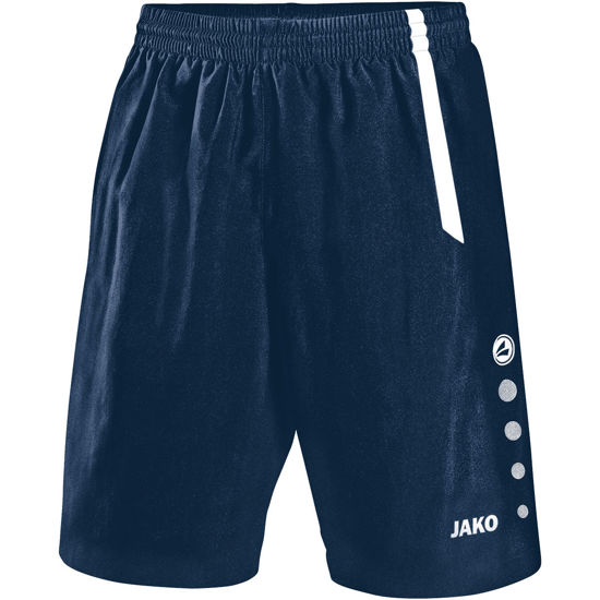 Afbeeldingen van JAKO Short Turin navy/wit (4462/09) - SALE